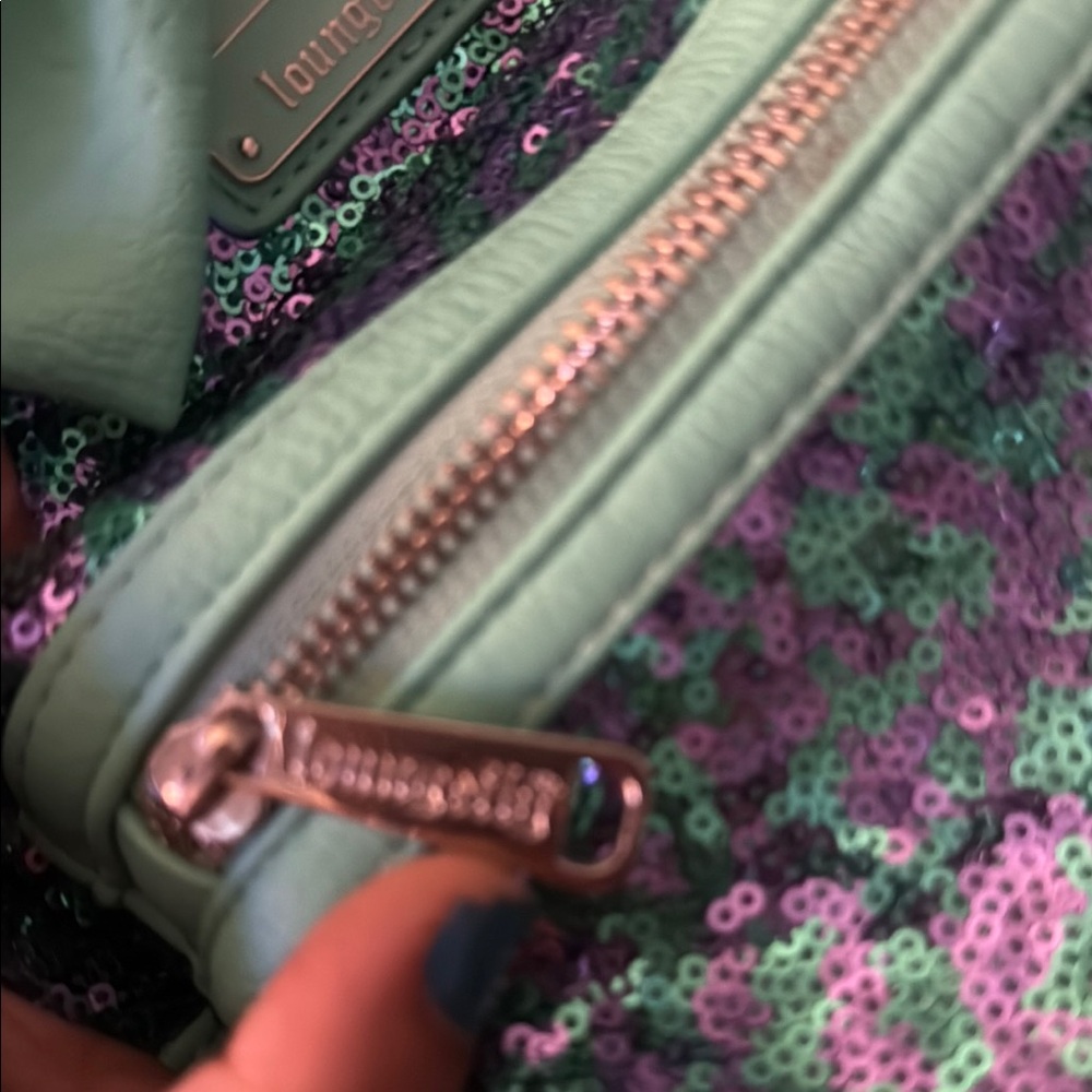 Loungefly Green and Purple Floral Bags Collection - Picture 5 of 6